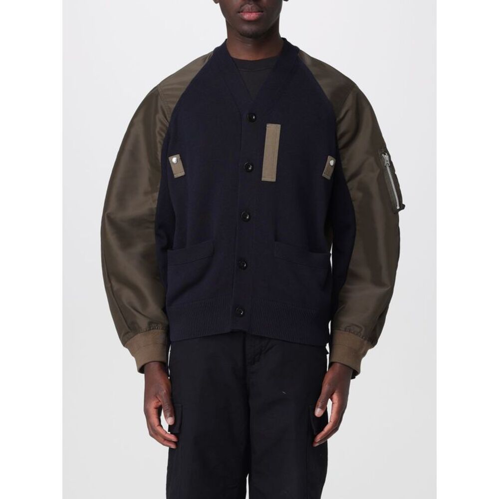 Sacai Sweater Men Navy